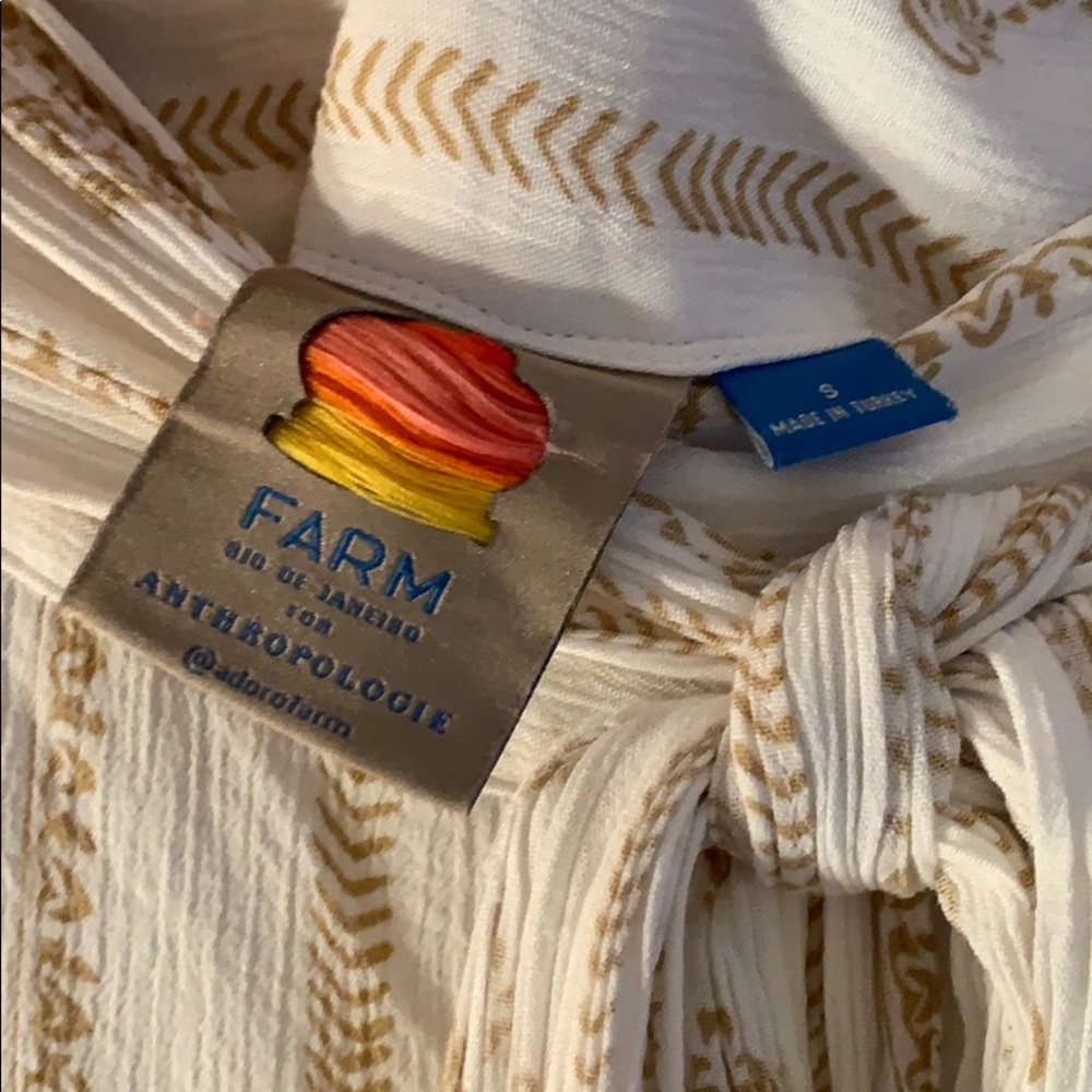 Anthropologie Farm Rio Everly Tie Front Pants - Picture 5 of 5